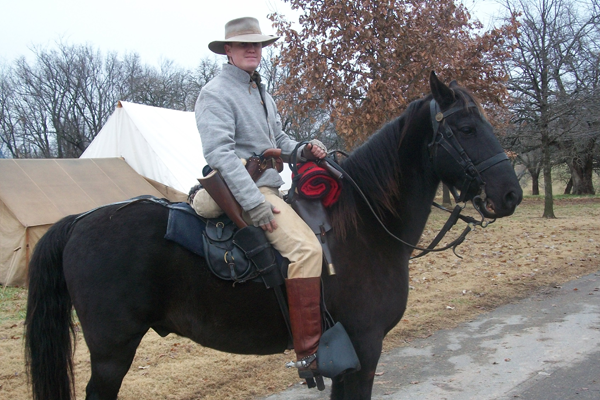 Mounted cavalryman